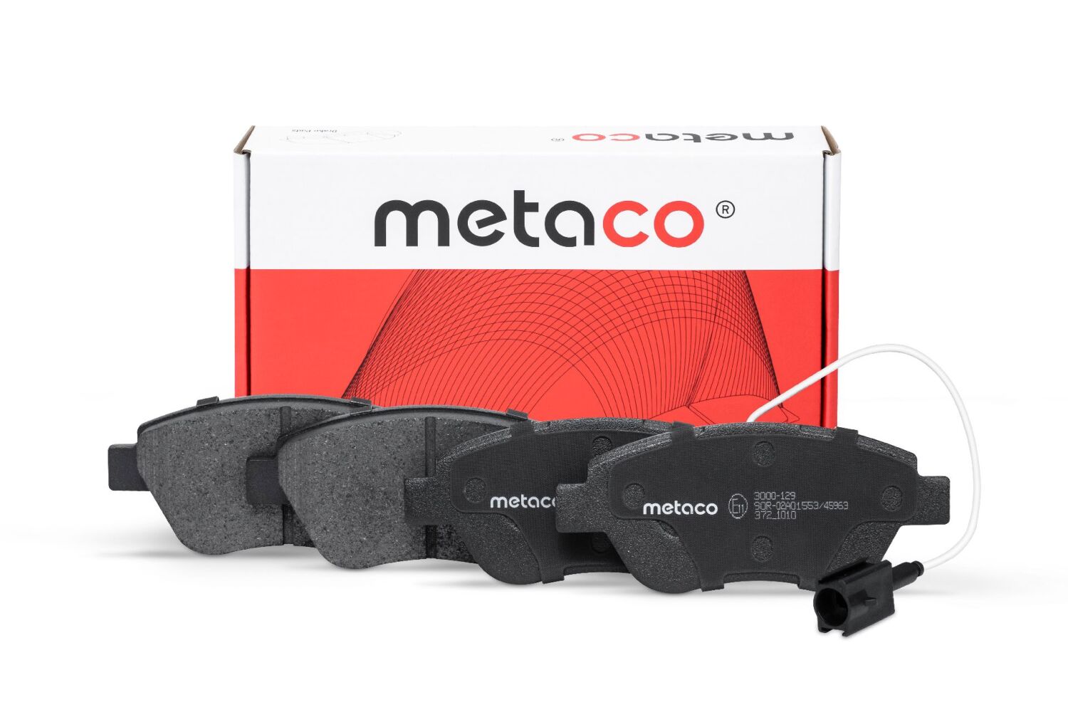 METACO 3000129 Колодки тормозные дисковые | перед |