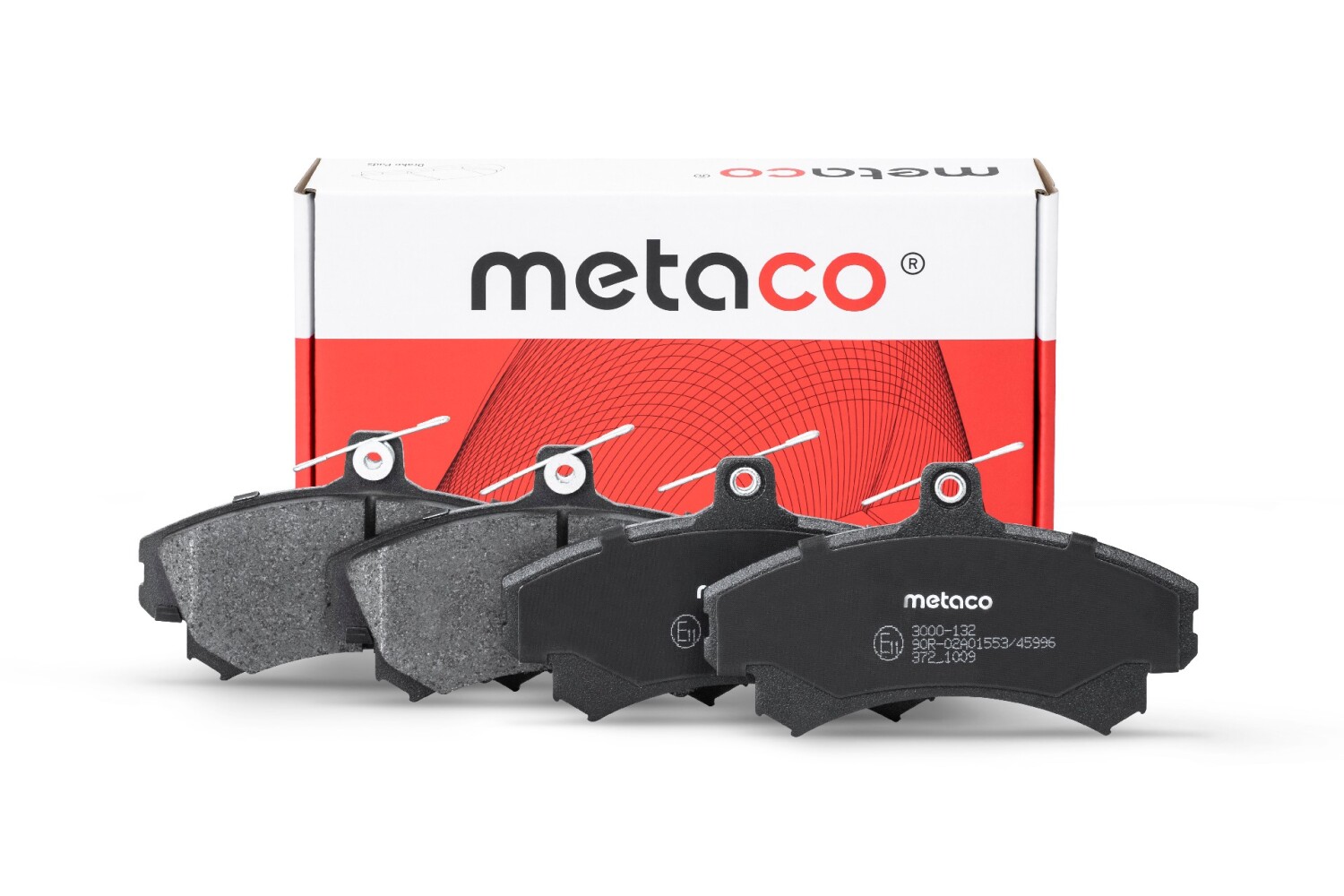 METACO 3000132 Колодки тормозные дисковые | перед |