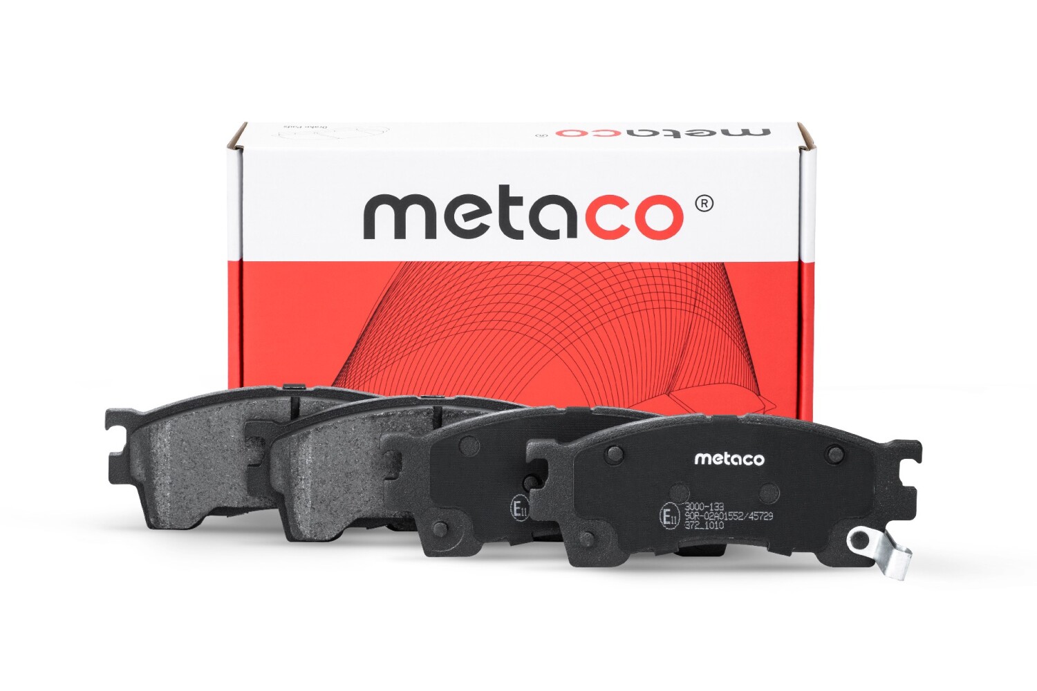 METACO 3000133 Колодки тормозные дисковые | перед |