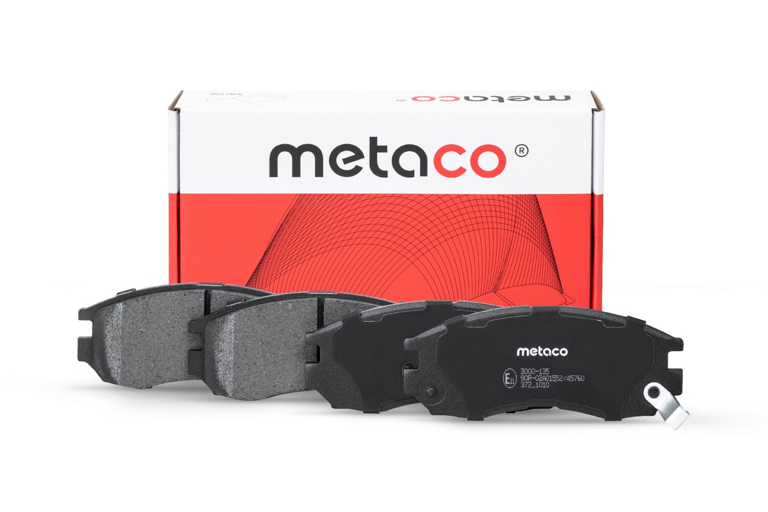 METACO 3000135 Колодки тормозные дисковые | перед |