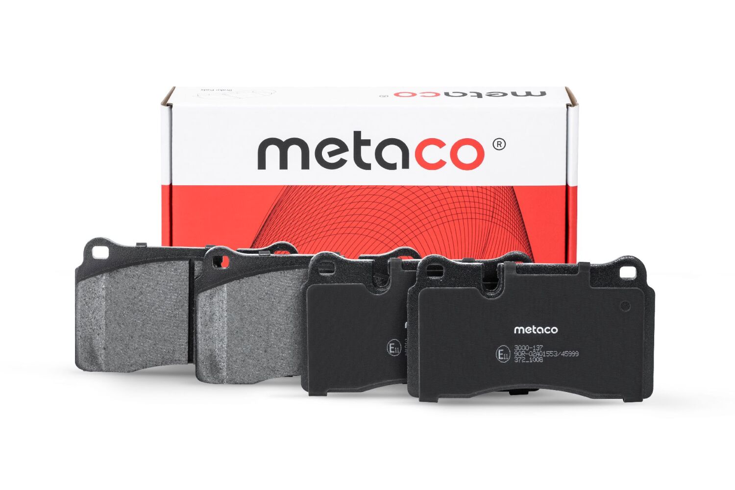 METACO 3000137 Колодки тормозные дисковые | перед |