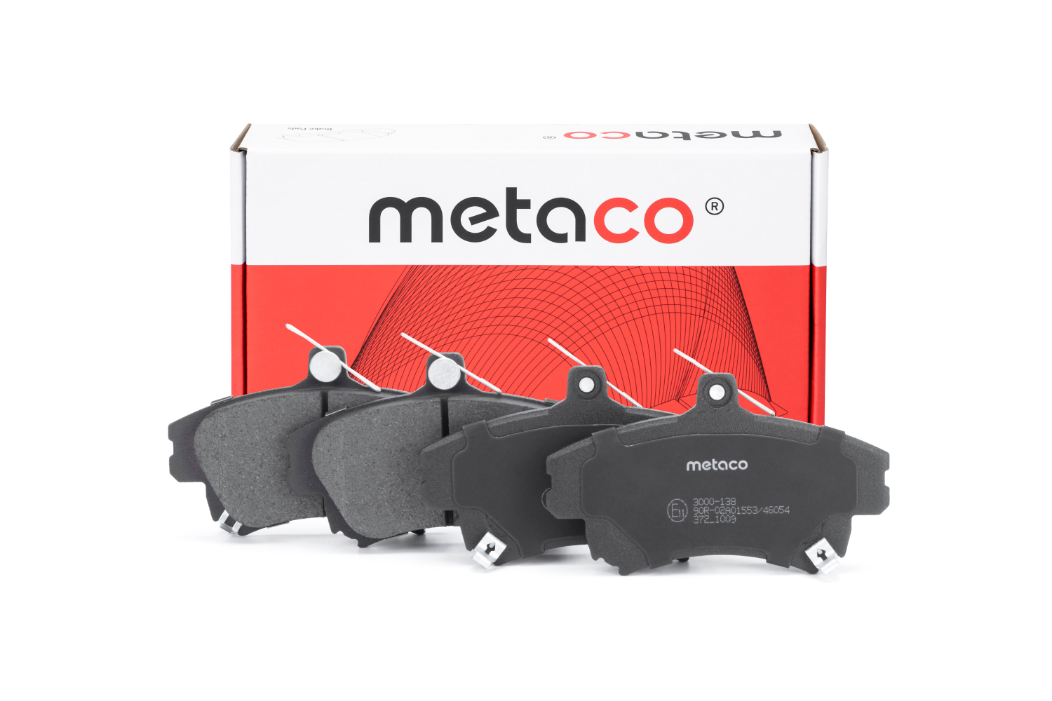 METACO 3000138 Колодки тормозные дисковые | перед |