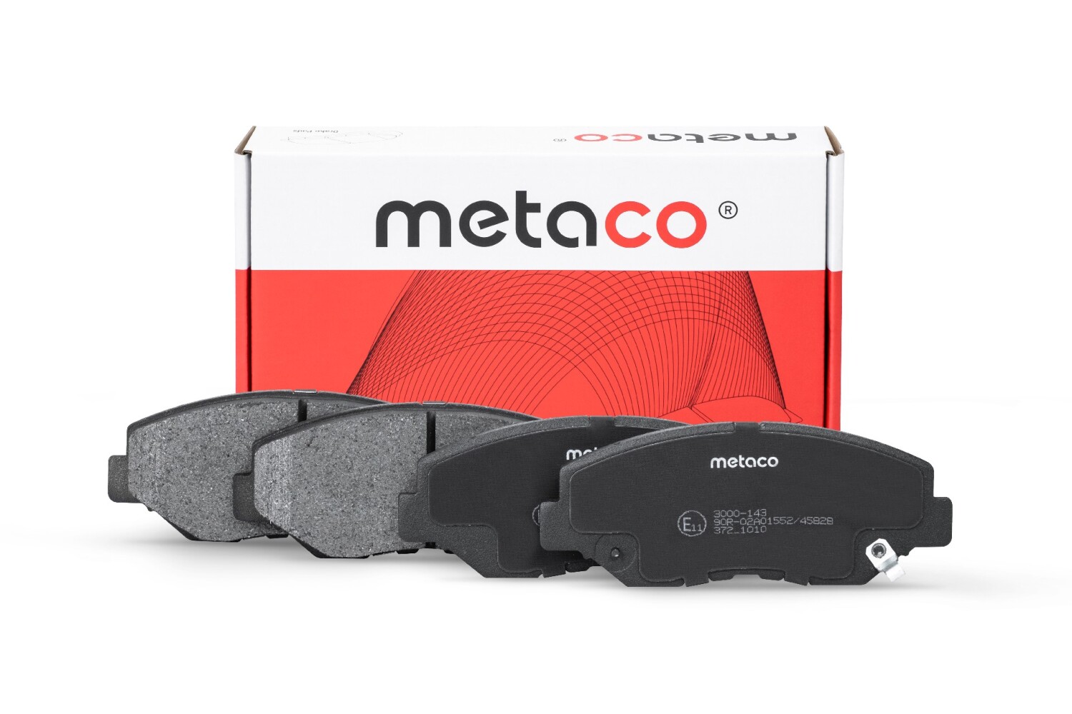 METACO 3000143 Колодки тормозные дисковые | перед |