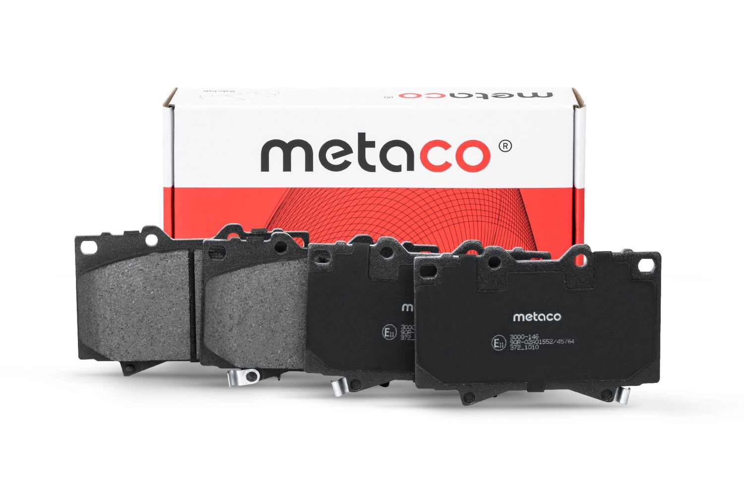 METACO 3000146 Колодки тормозные дисковые | перед |
