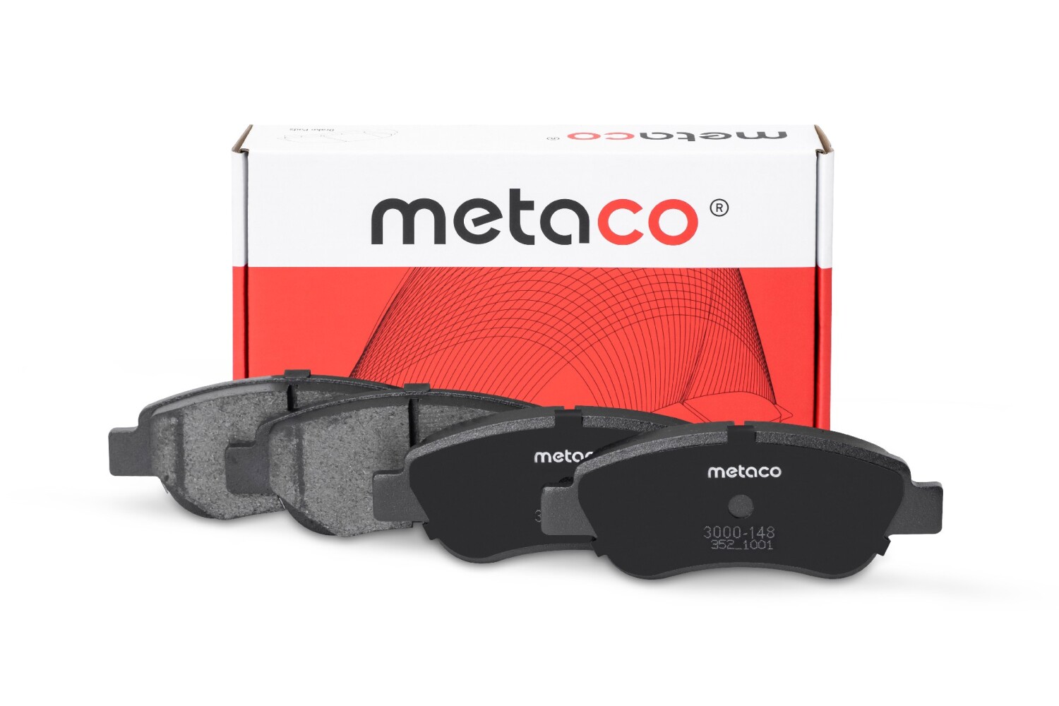 METACO 3000148 Колодки тормозные дисковые | перед |