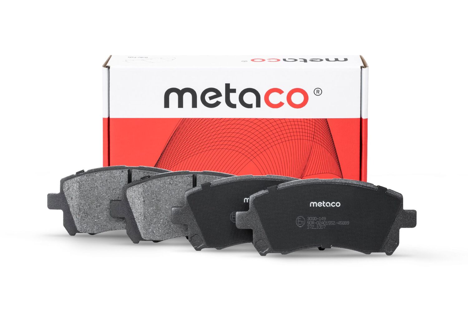METACO 3000149 Колодки тормозные дисковые | перед |