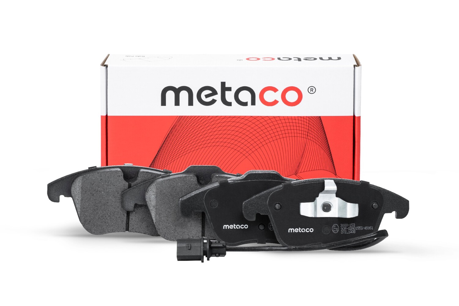 METACO 3000153 Колодки тормозные дисковые | перед |