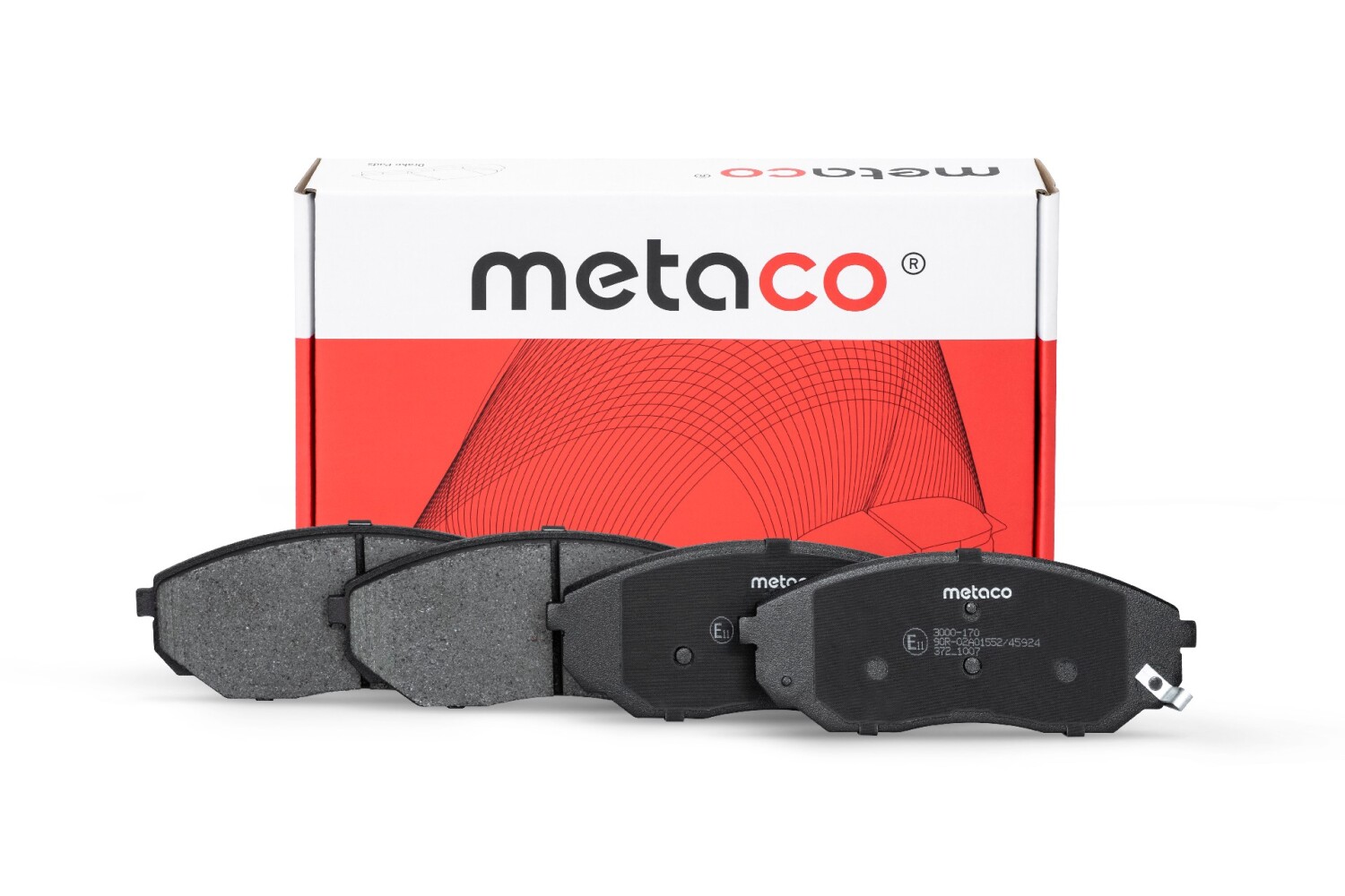 METACO 3000170 Колодки тормозные дисковые | перед |