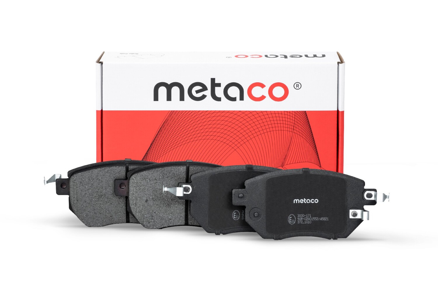 METACO 3000171 Колодки тормозные дисковые | перед |