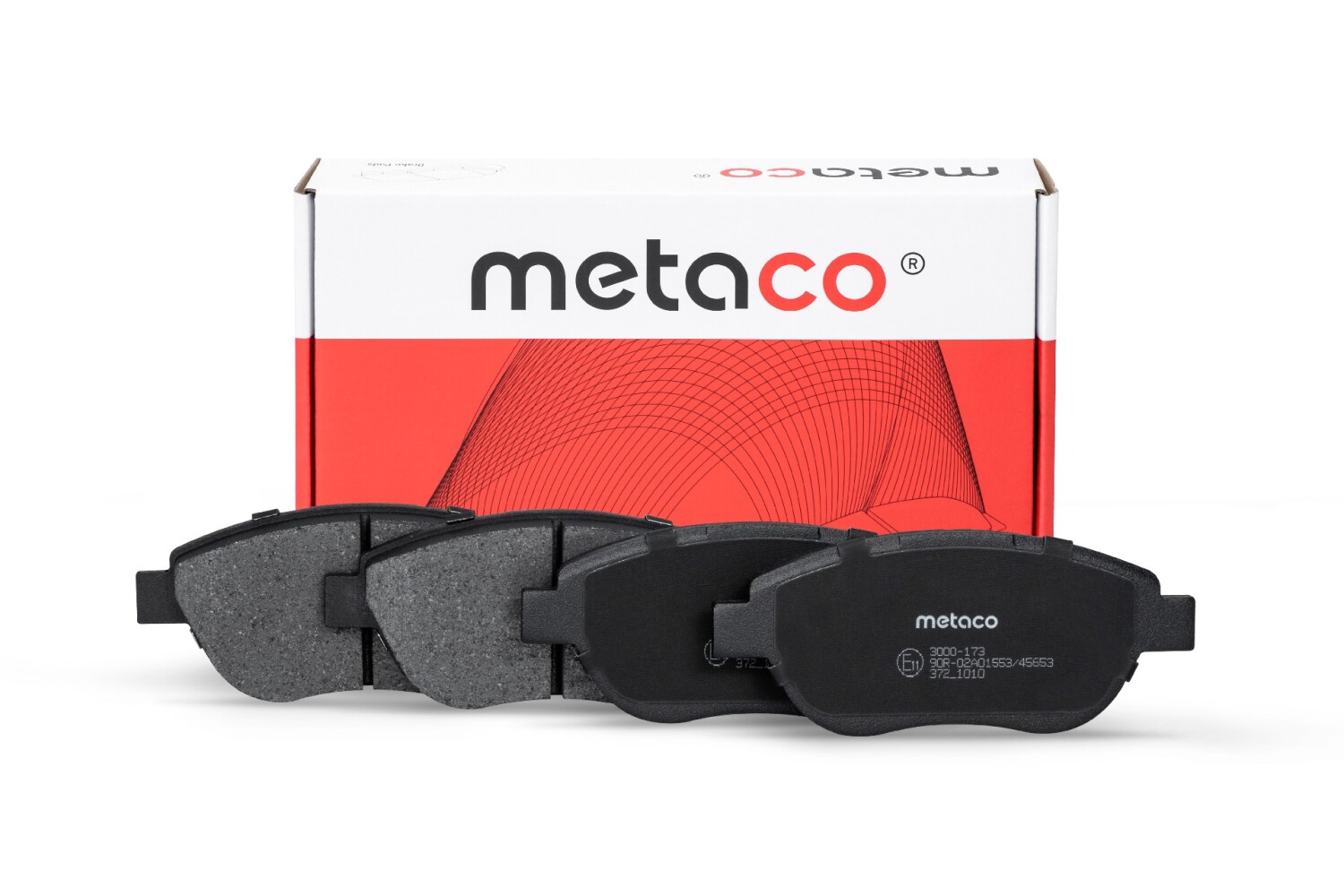 METACO 3000173 Колодки тормозные дисковые | перед |