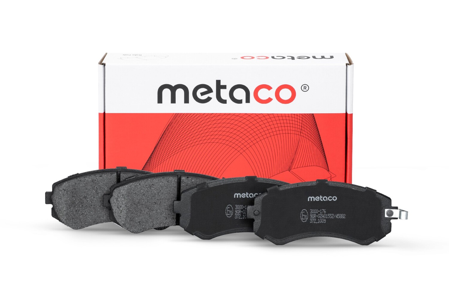 METACO 3000176 Колодки тормозные дисковые | перед |
