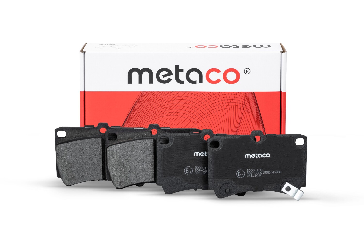 METACO 3000178 Колодки тормозные дисковые | перед |