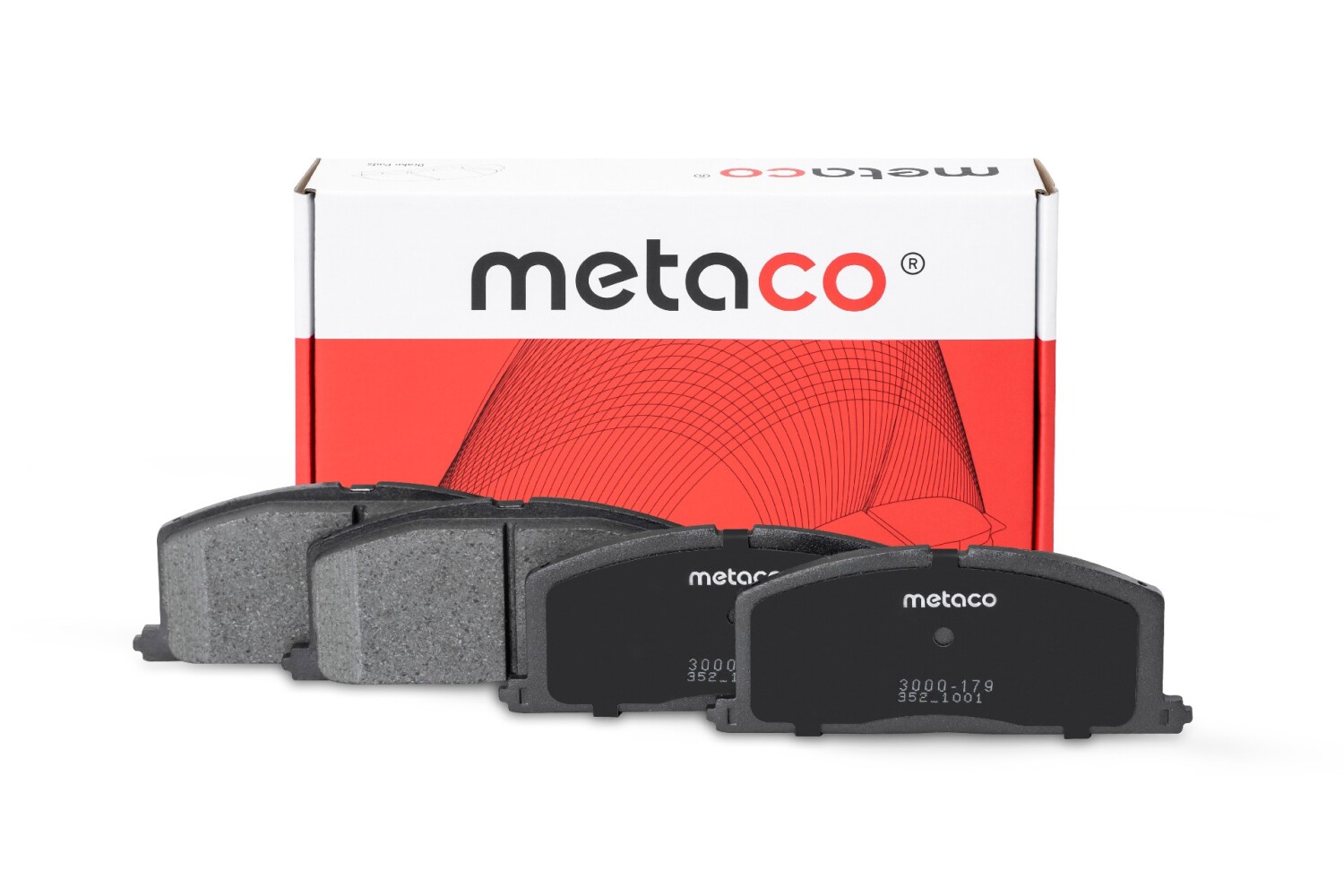 METACO 3000179 Колодки тормозные дисковые | перед |
