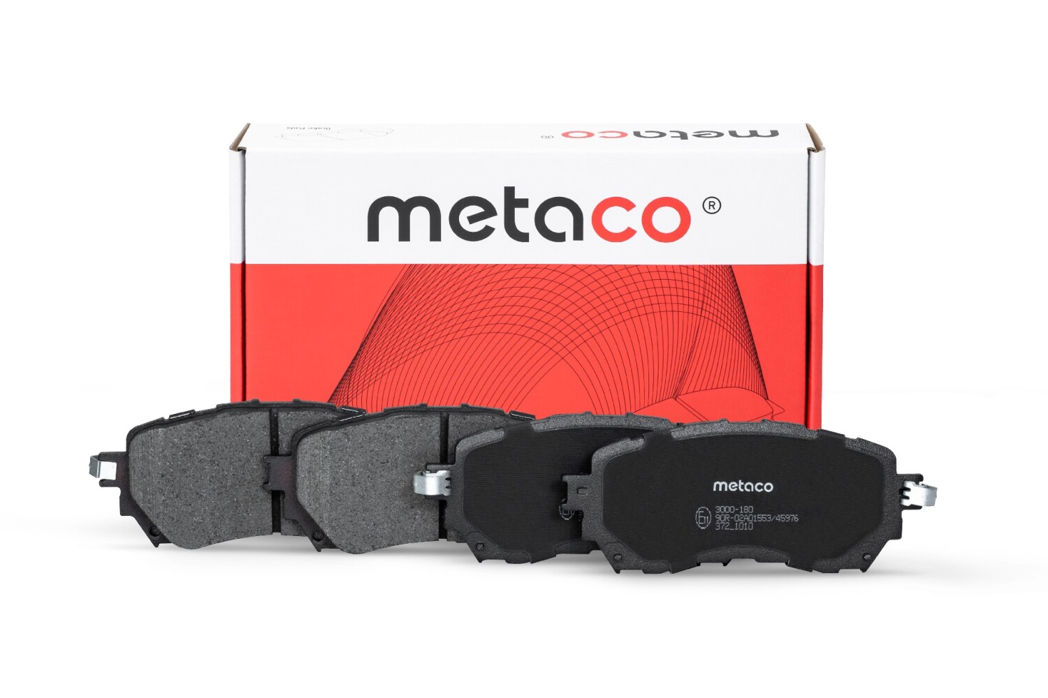 METACO 3000180 Колодки тормозные дисковые | перед |