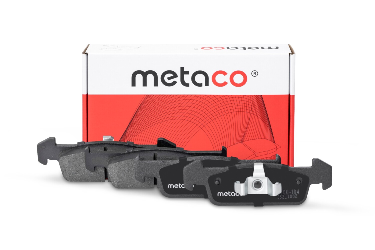 METACO 3000184 Колодки тормозные дисковые | перед |