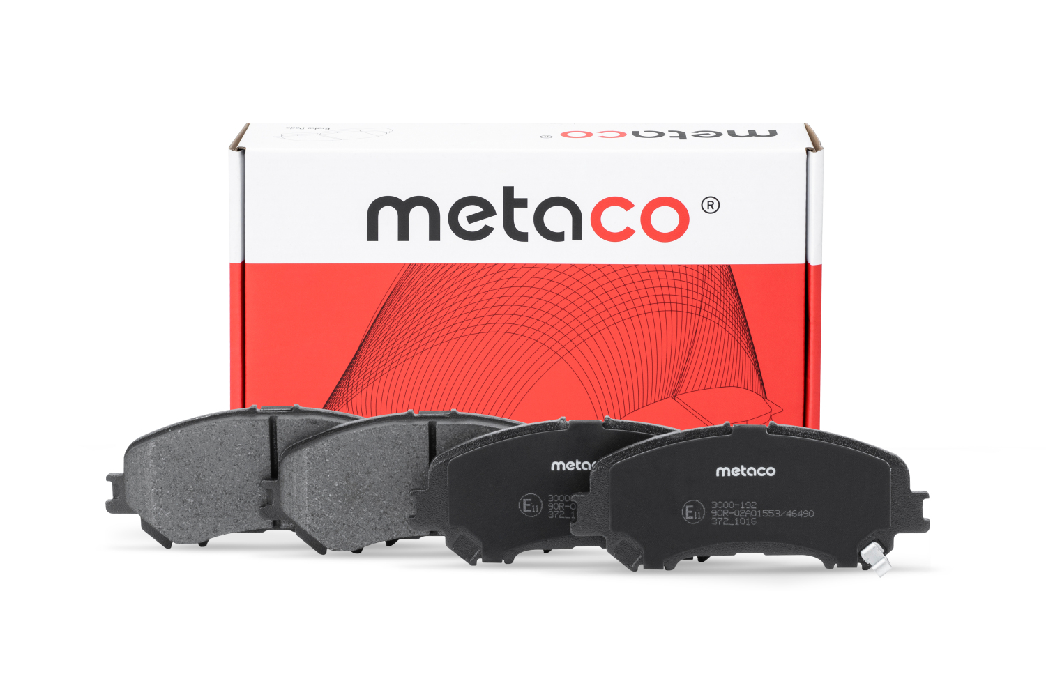 METACO 3000192 Колодки тормозные дисковые | перед |