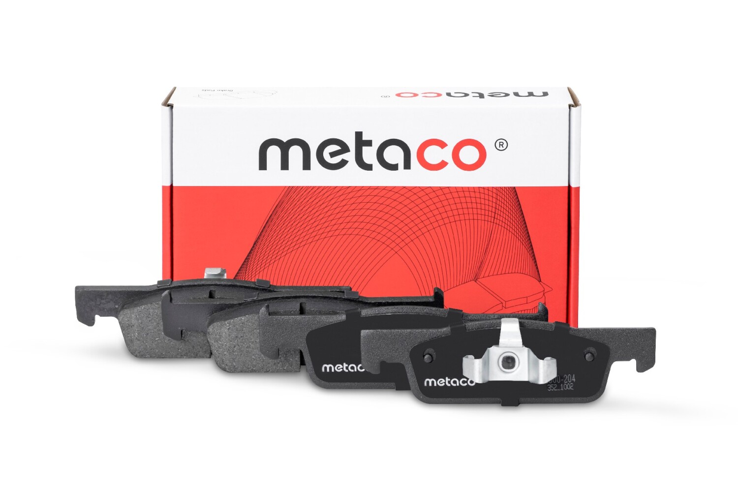 METACO 3000204 Колодки тормозные дисковые | перед |