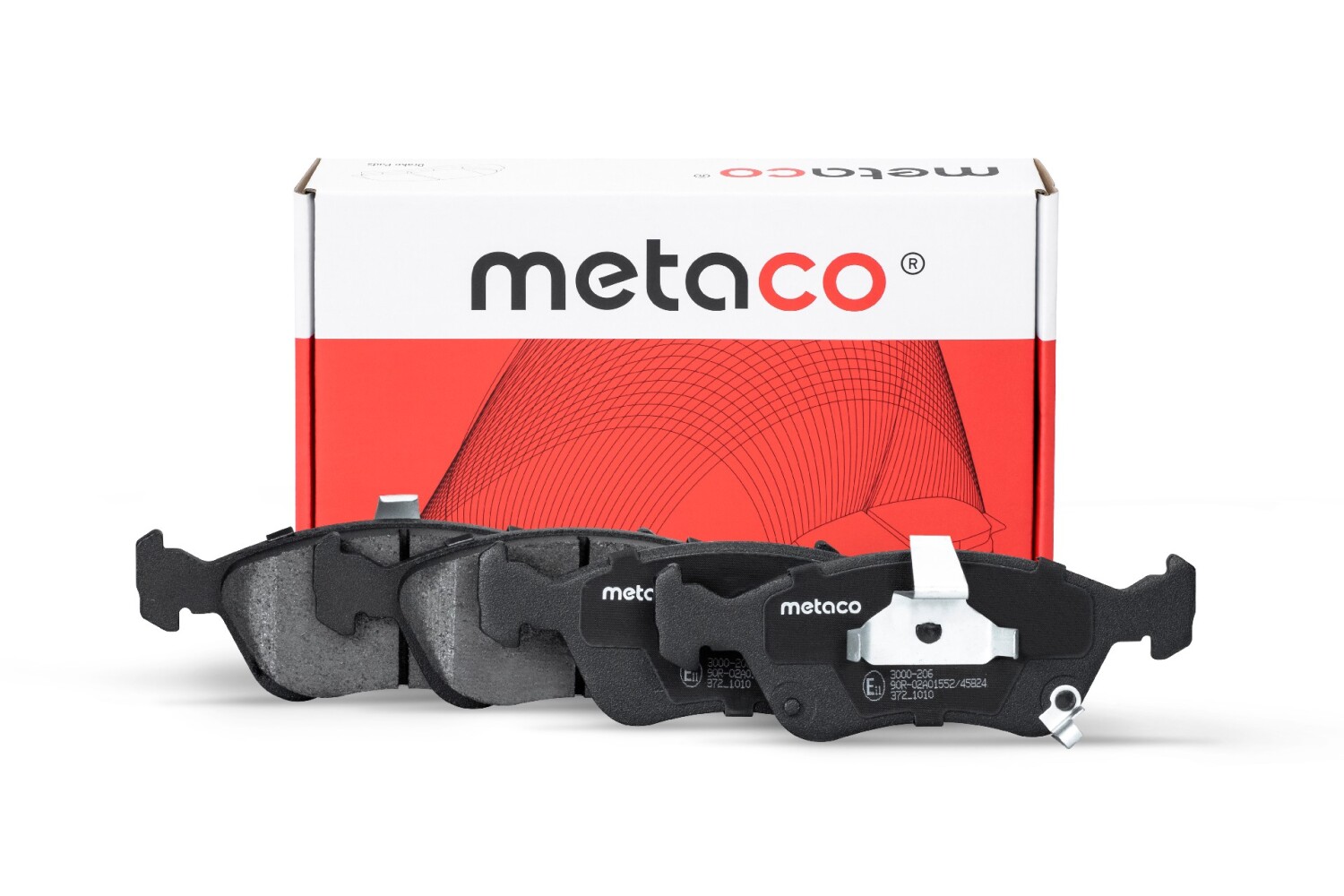 METACO 3000206 Колодки тормозные передние к-кт