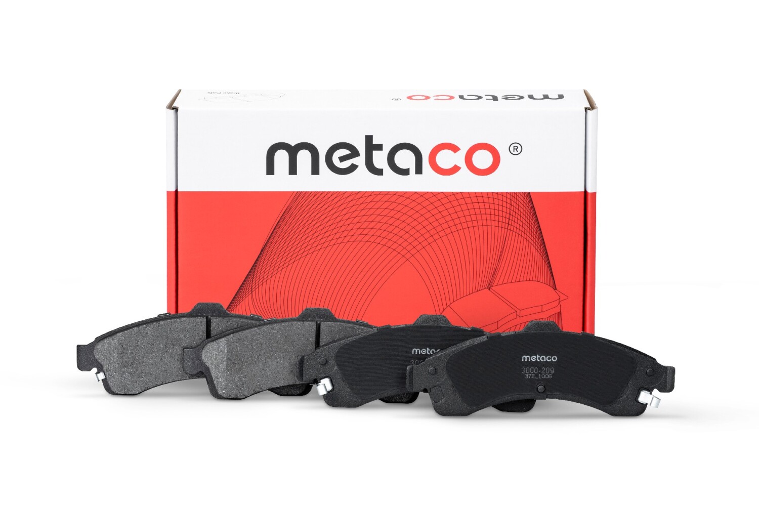 METACO 3000209 Колодки тормозные передние к-кт
