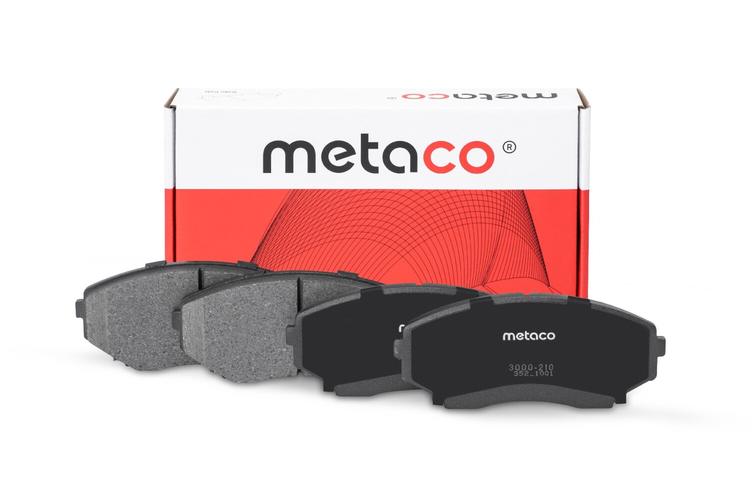 METACO 3000210 Колодки тормозные передние к-кт