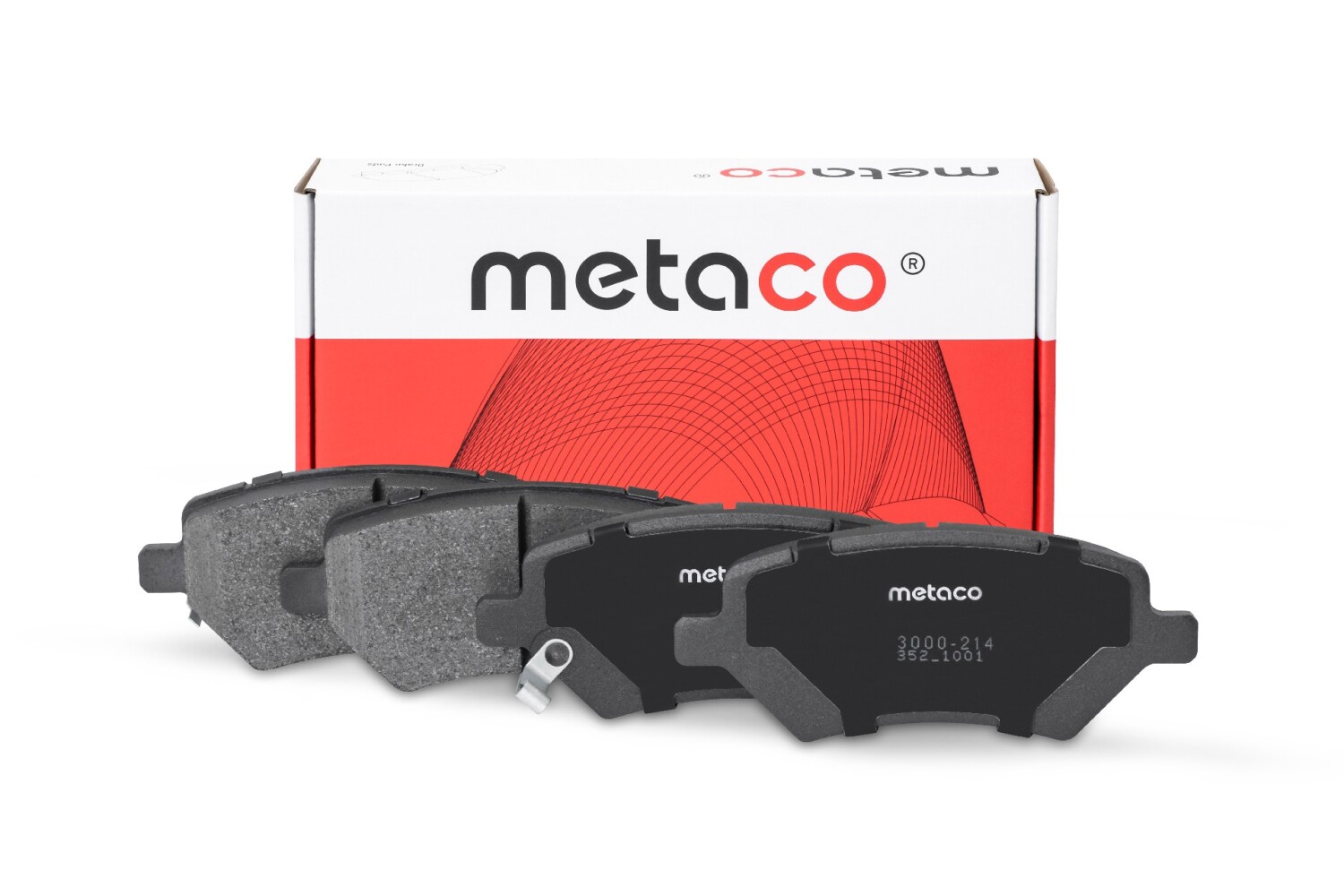 METACO 3000214 Колодки тормозные дисковые | перед |