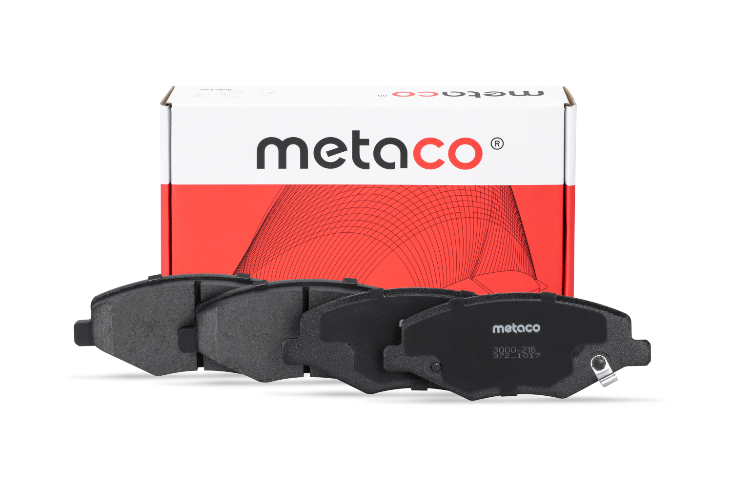 METACO 3000216 Колодки тормозные дисковые | перед |