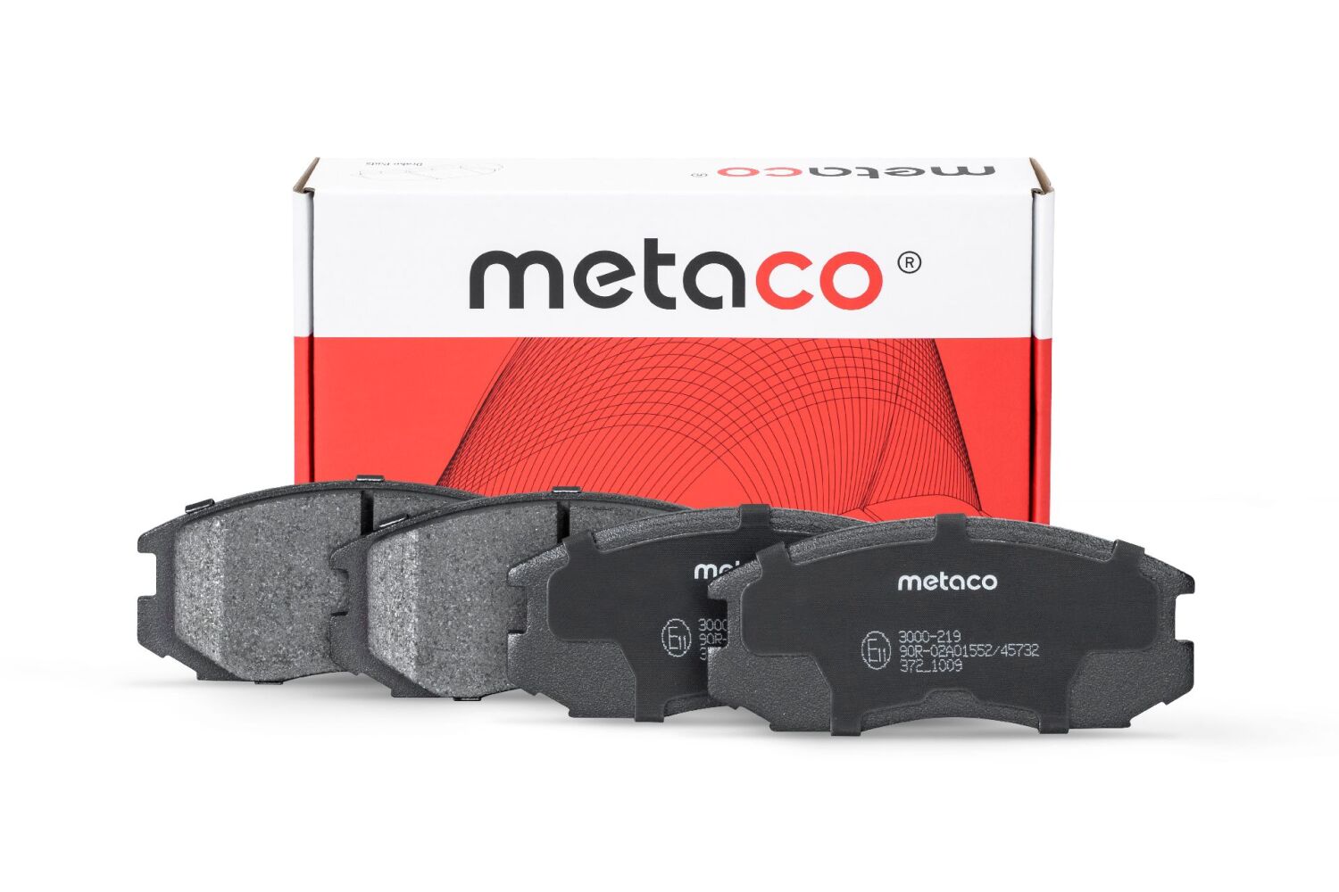 METACO 3000219 Колодки тормозные дисковые | перед |