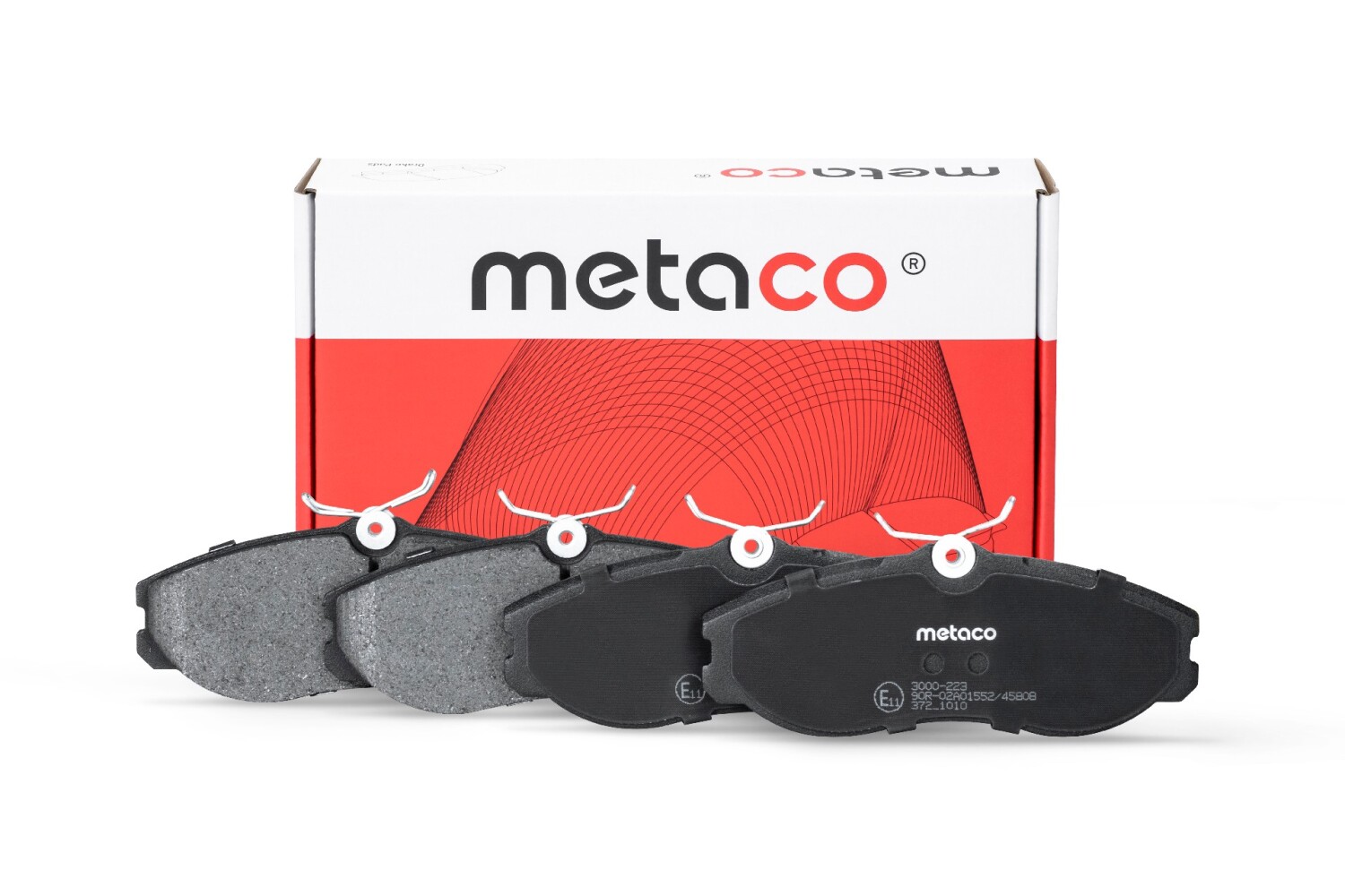 METACO 3000223 Колодки тормозные передние к-кт