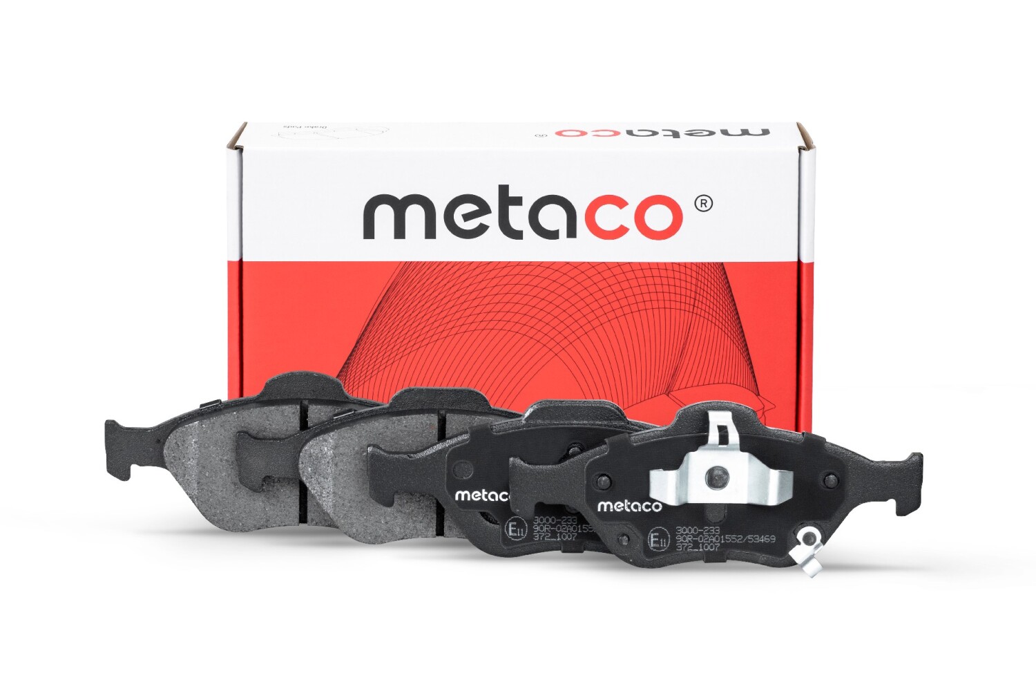 METACO 3000233 Колодки тормозные дисковые | перед |