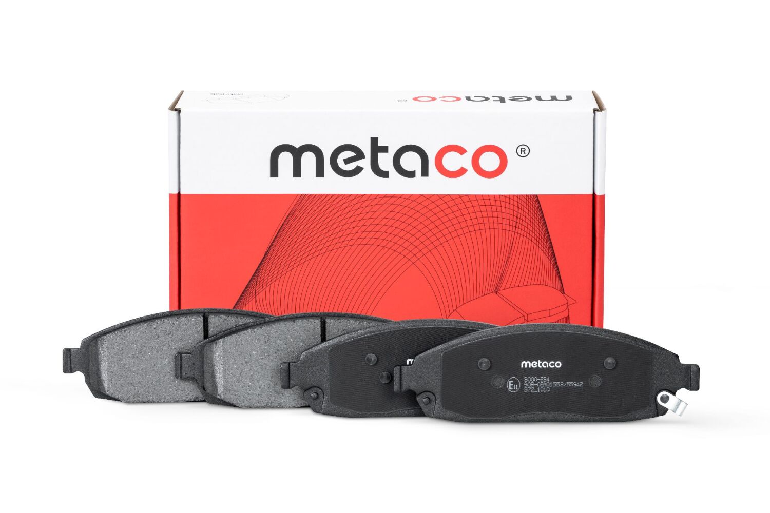 METACO 3000234 Колодки тормозные передние к-кт