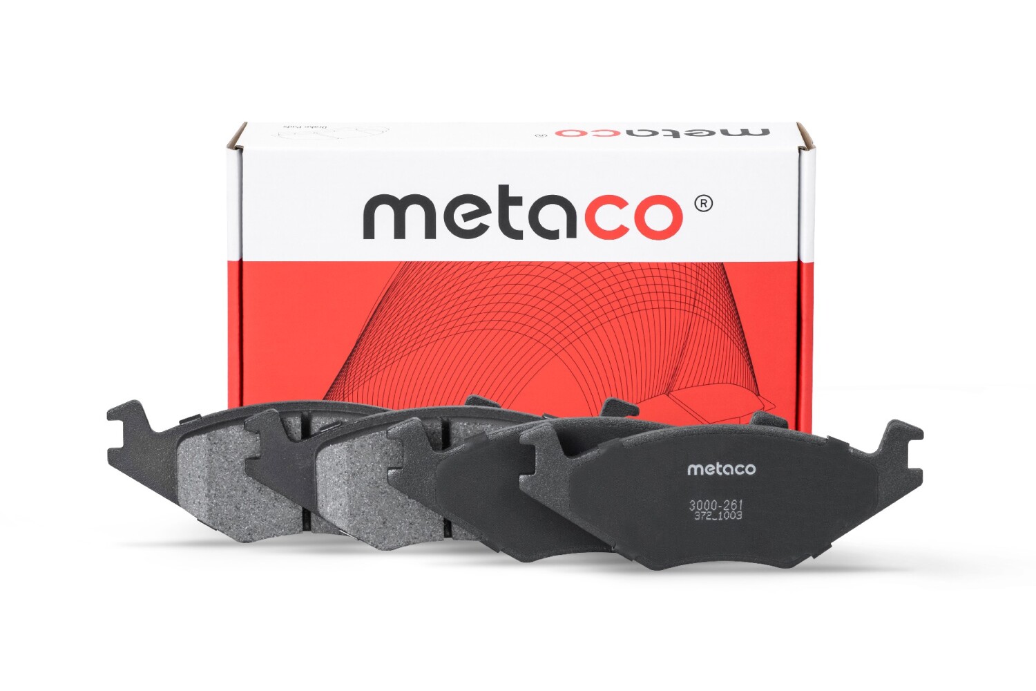 METACO 3000261 Колодки тормозные передние к-кт