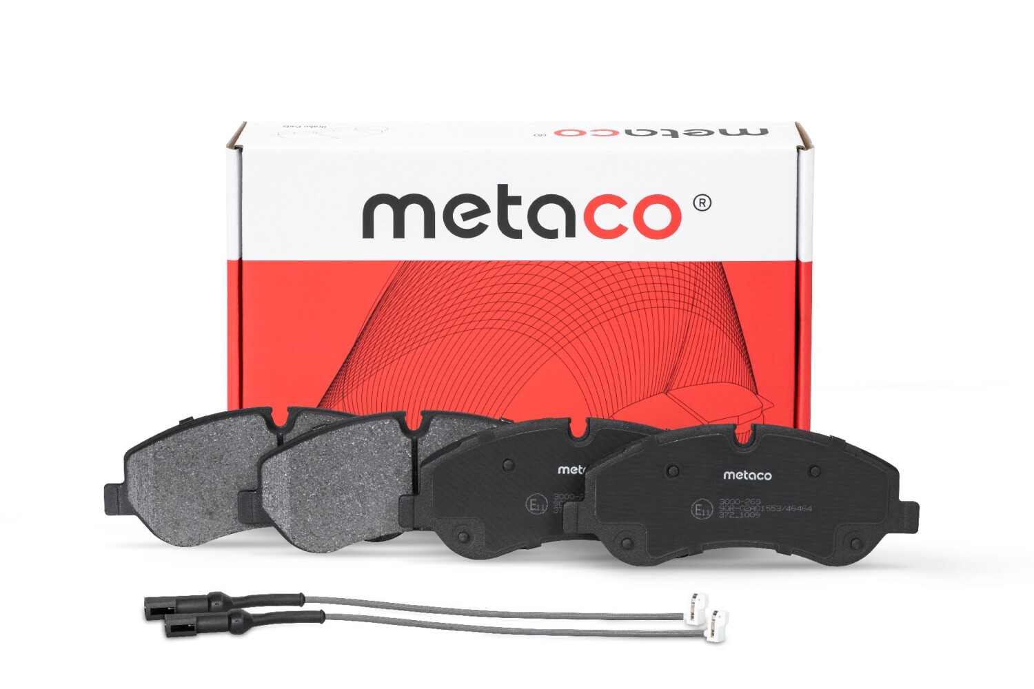METACO 3000269 Колодки тормозные передние к-кт