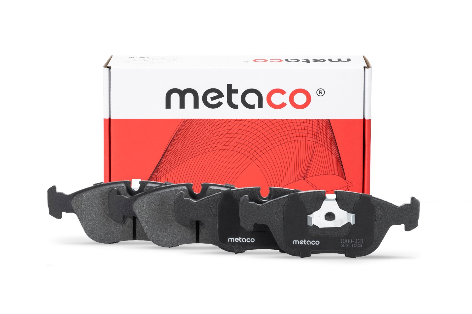 METACO 3000321 Колодки тормозные передние к-кт