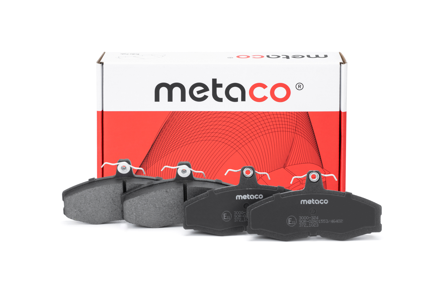 METACO 3000324 Колодки тормозные передние к-кт