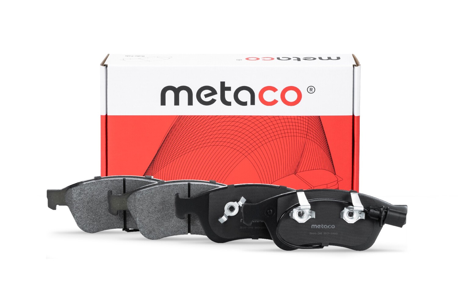 METACO 3000348 Колодки тормозные передние к-кт