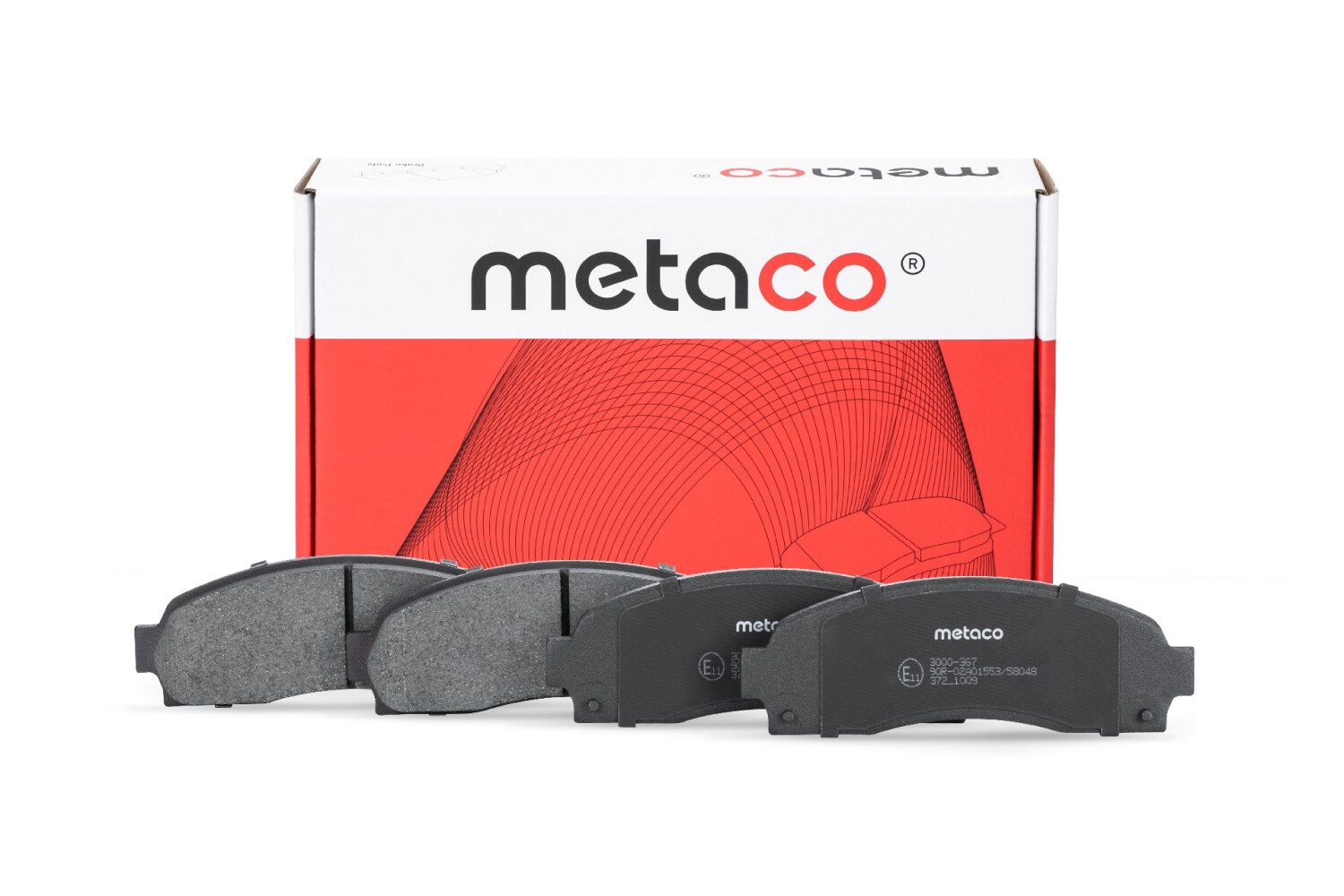 METACO 3000367 Колодки тормозные передние к-кт