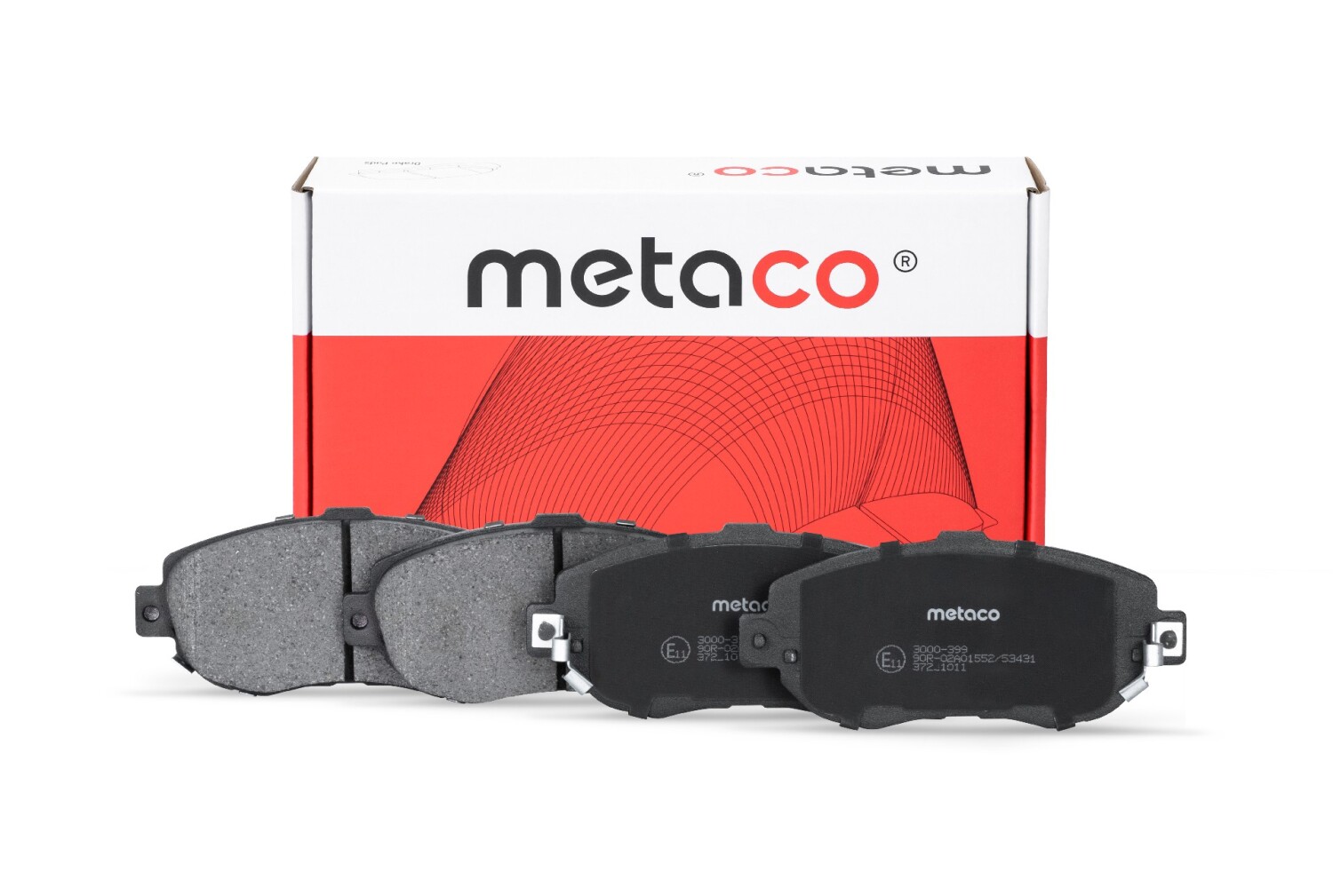 METACO 3000399 Колодки тормозные передние к-кт