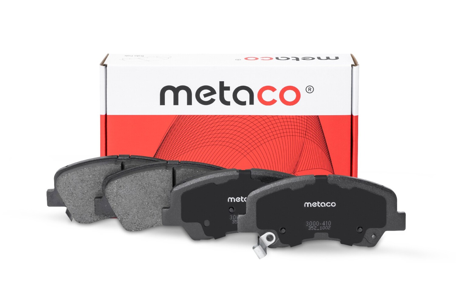 METACO 3000410 Колодки тормозные передние к-кт