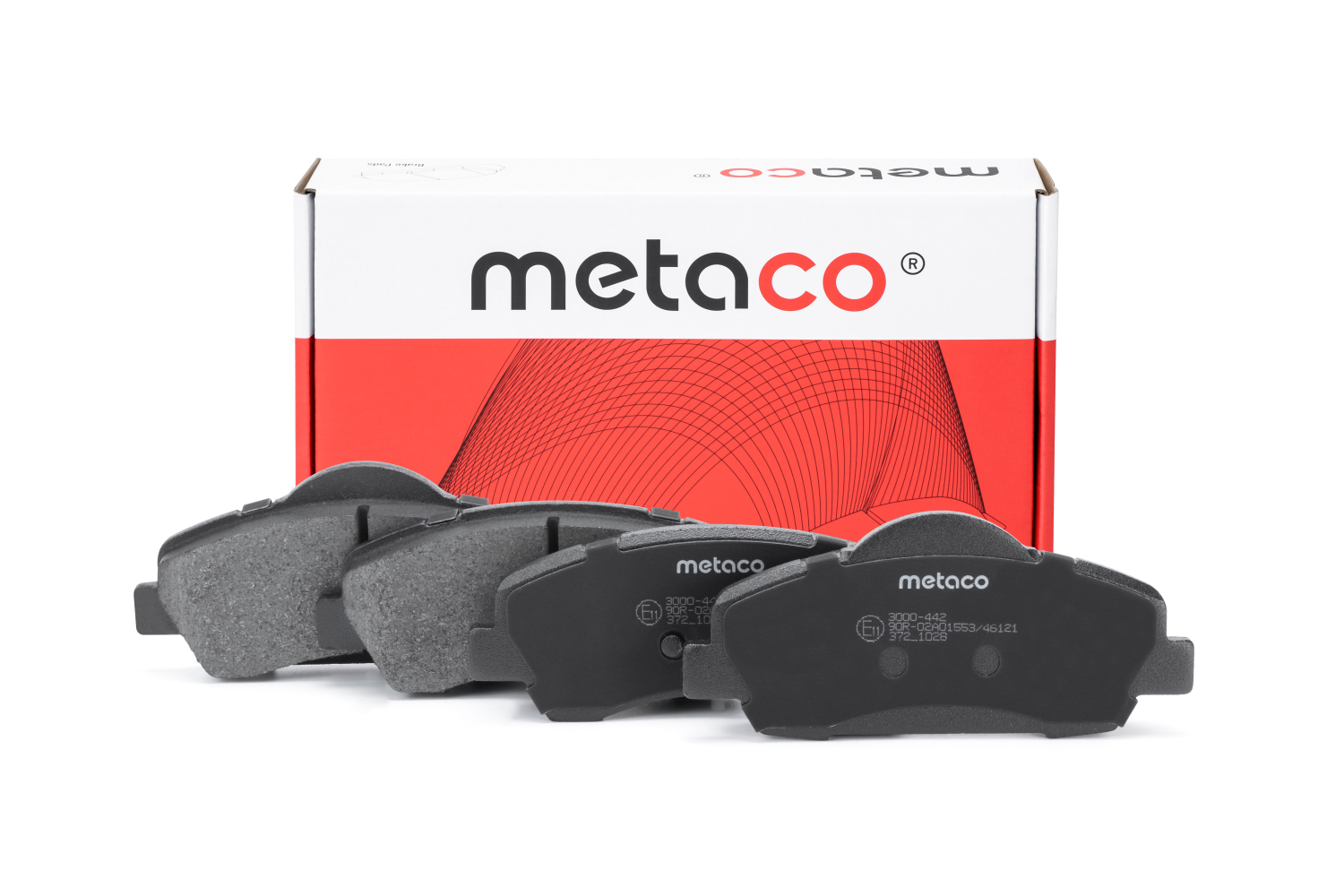 METACO 3000442 Колодки тормозные передние к-кт