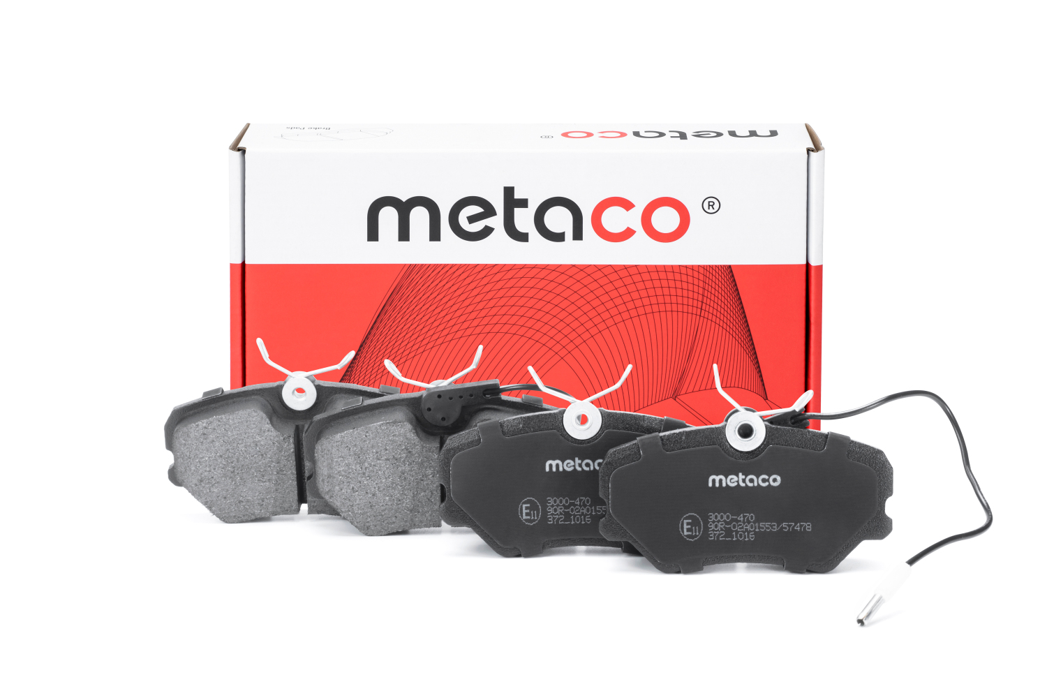 METACO 3000470 Колодки тормозные дисковые | перед |