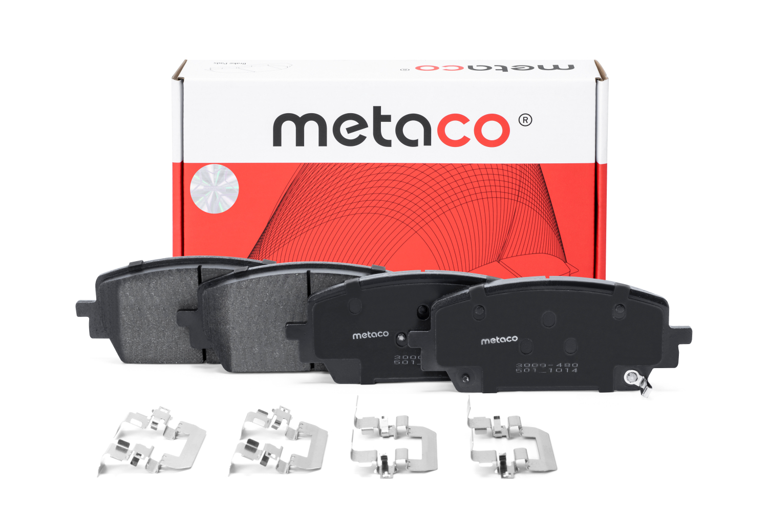 METACO 3000480 Колодки тормозные передние к-кт