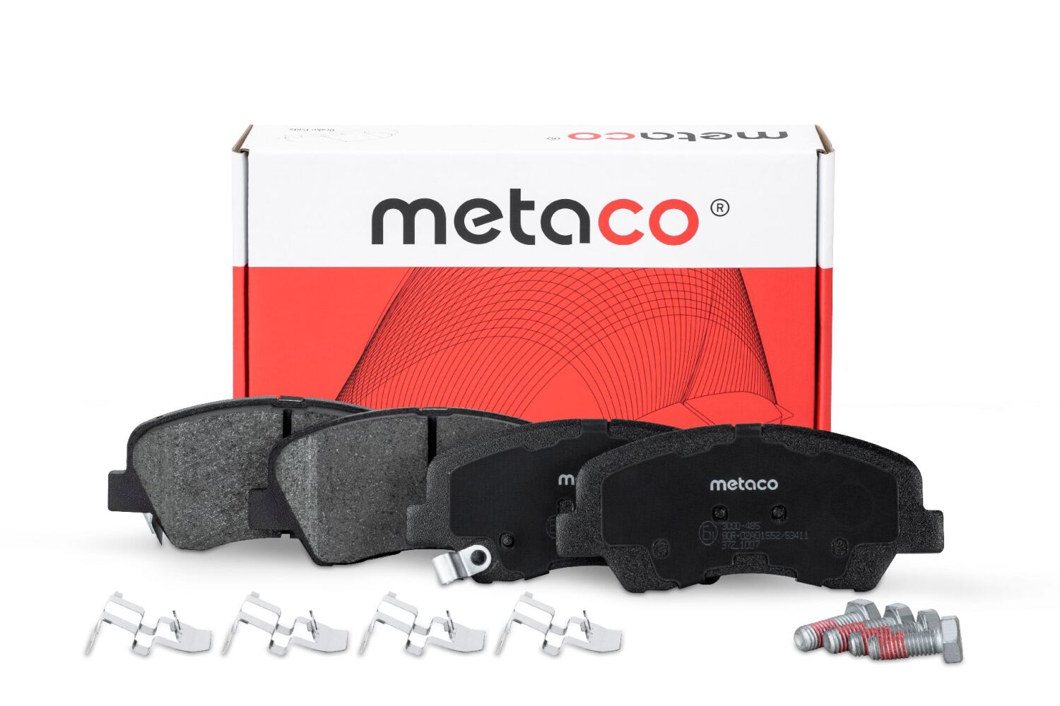 METACO 3000485 Колодки тормозные дисковые | перед |