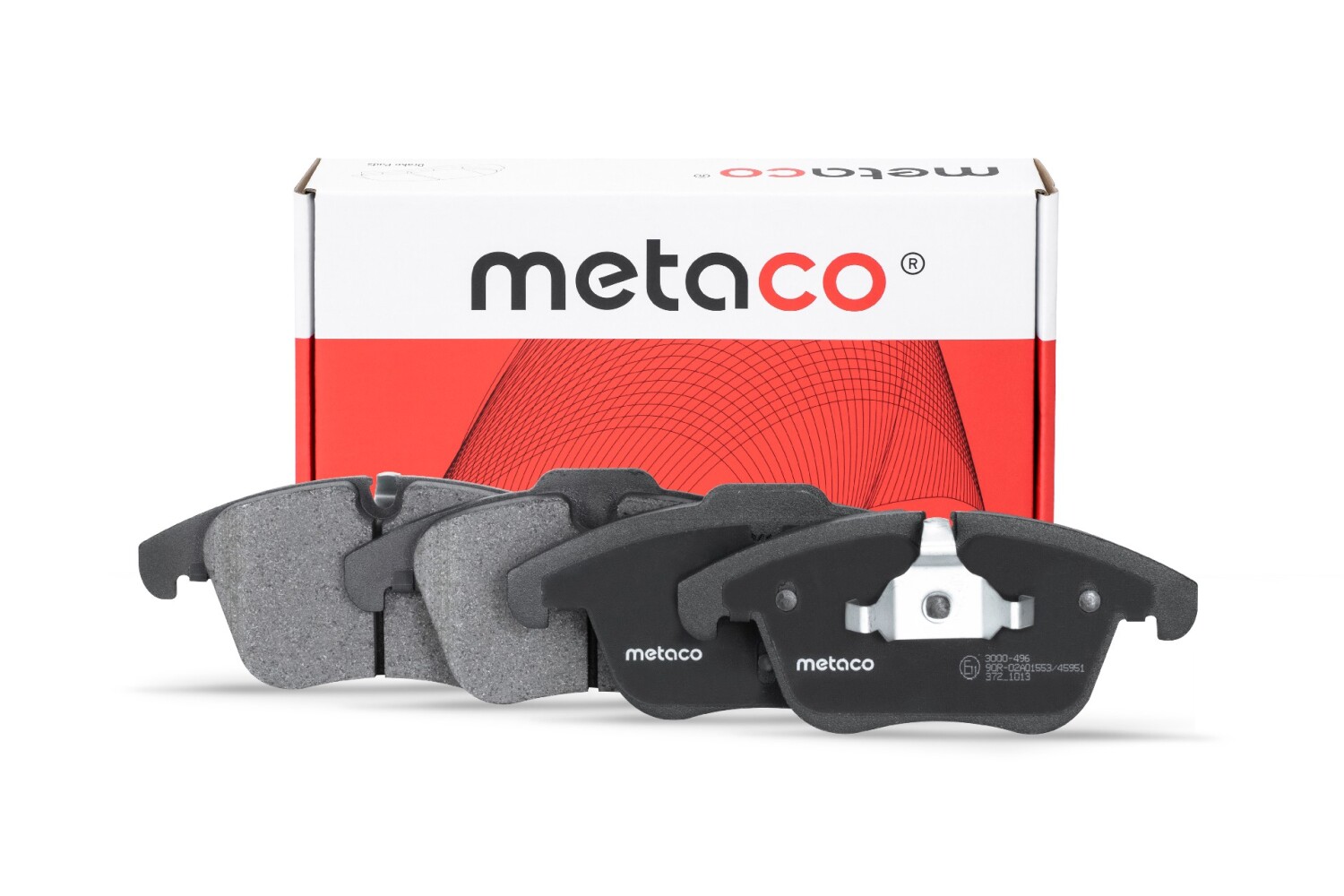 METACO 3000496 Колодки тормозные дисковые | перед |