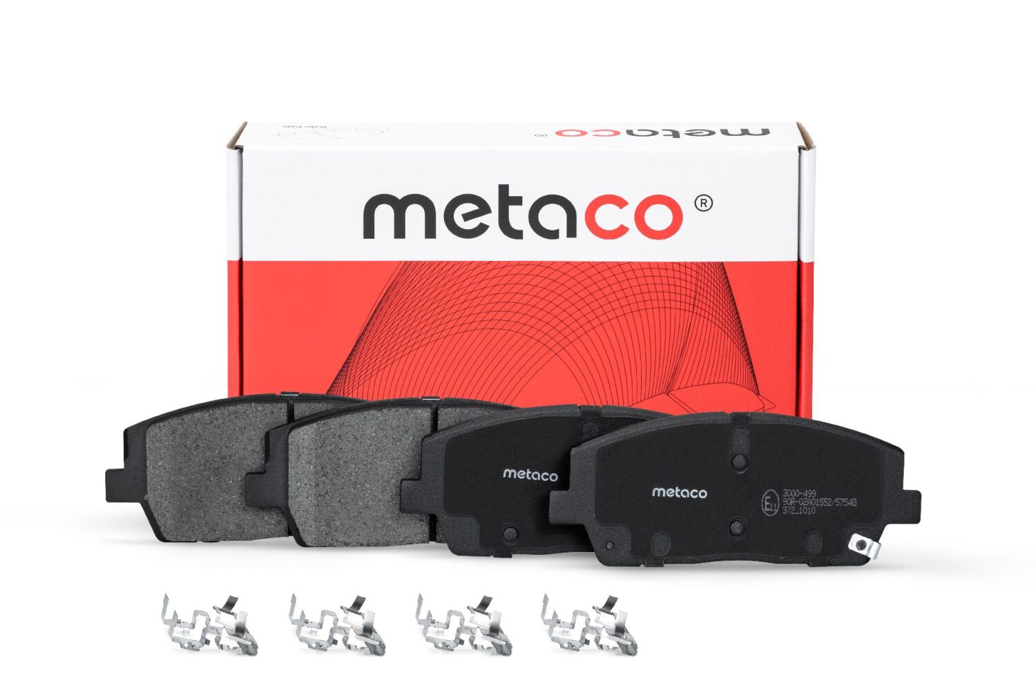 METACO 3000499 Колодки тормозные передние к-кт