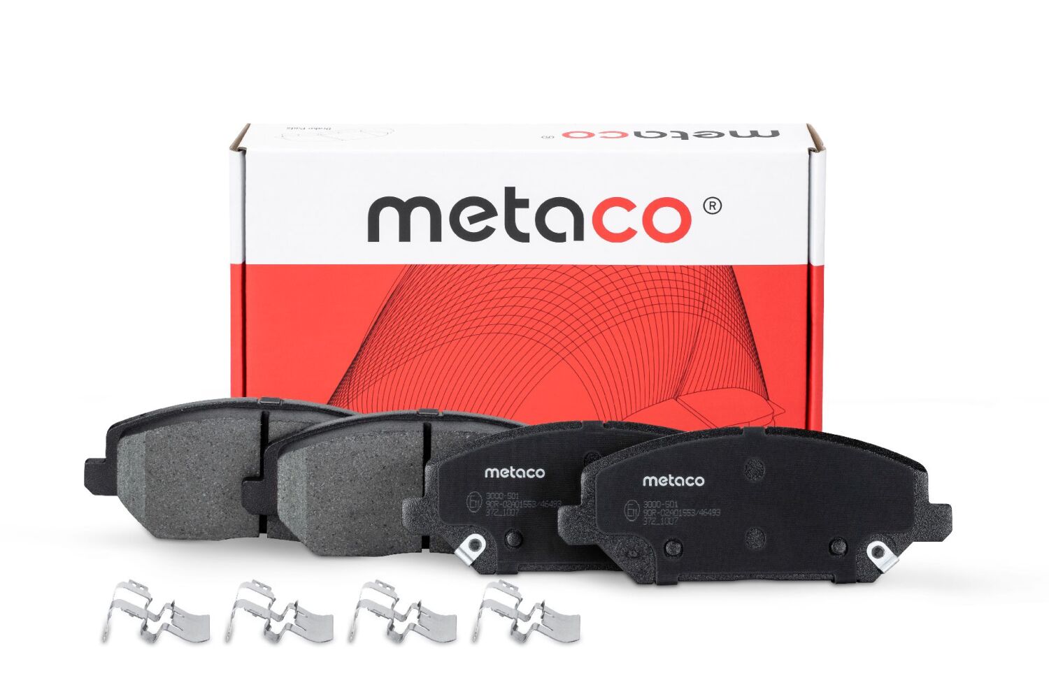 METACO 3000501 Колодки тормозные дисковые | перед |