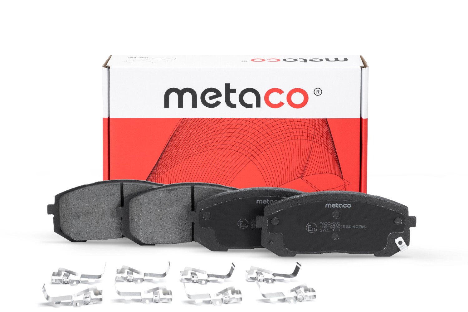 METACO 3000505 Колодки тормозные передние к-кт