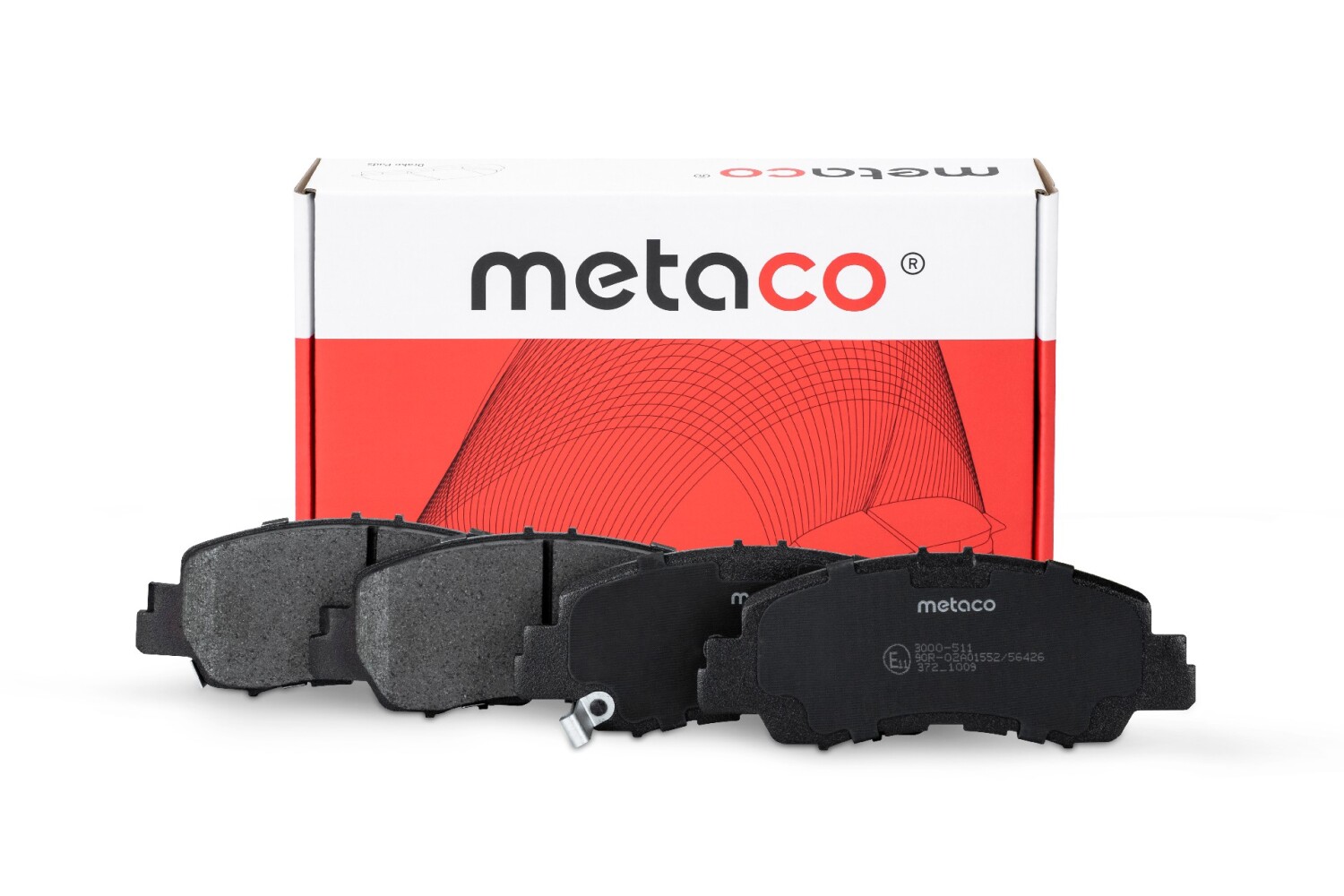 METACO 3000511 Колодки тормозные передние к-кт