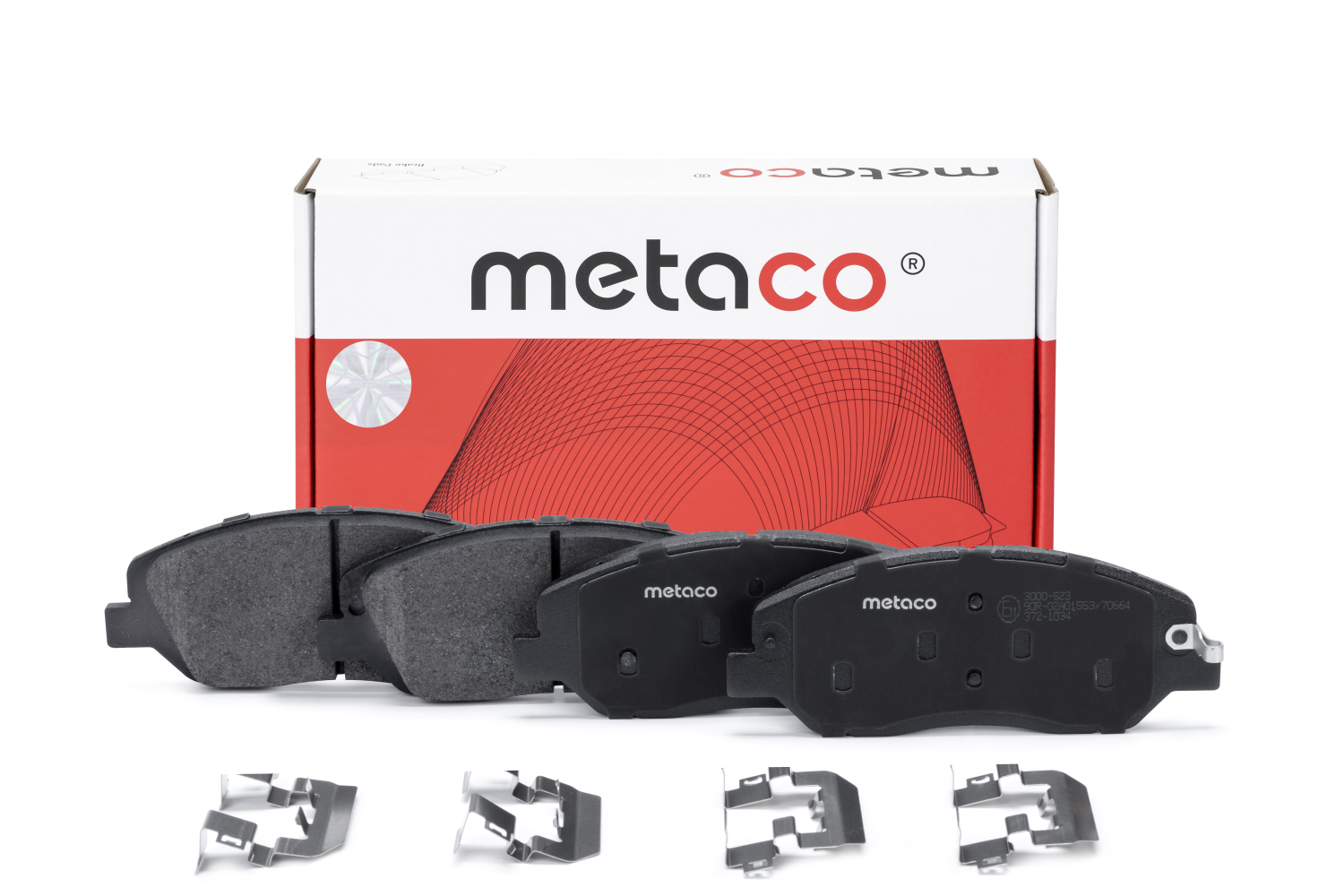 METACO 3000523 Колодки тормозные дисковые | перед |