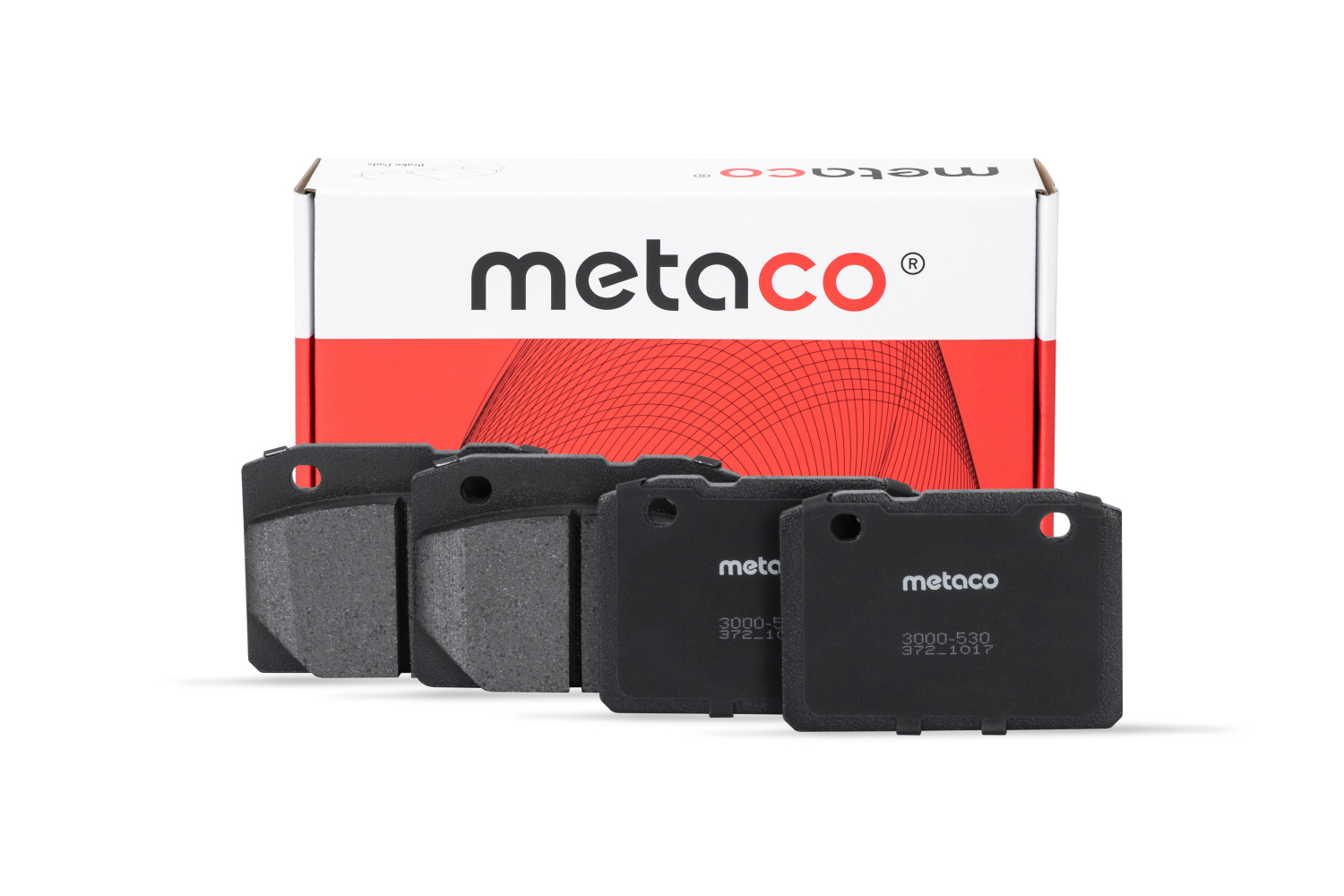 METACO 3000530 Колодки тормозные дисковые | перед |