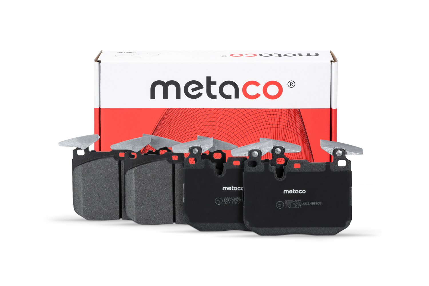 METACO 3000533 Колодки тормозные дисковые | перед |